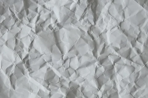 Full Frame Wrinkled White Parchment Showing Detailed Rough Surface Folds 動画素材 346907718