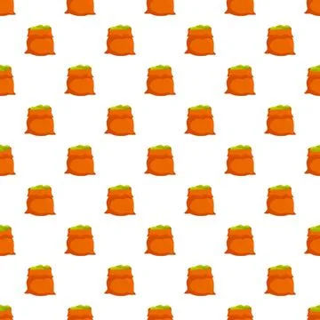 Full harvest sacks seamless pattern 스톡 일러스트