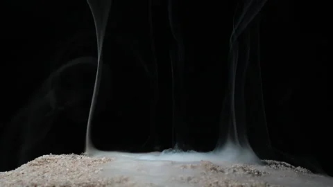 A full HD 1080p Slow motion video of a fuse wire being burnt under river sand Stock Footage 201491806
