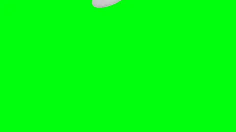 Full HD 3d animation falling cup and saucer (green screen, alpha) Stock Footage 33450481