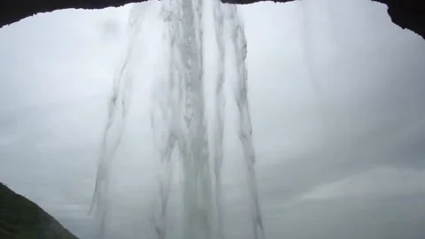 Full HD 5x slow motion: Seljalandsfoss waterfall in Iceland in August Stock Footage 151550132