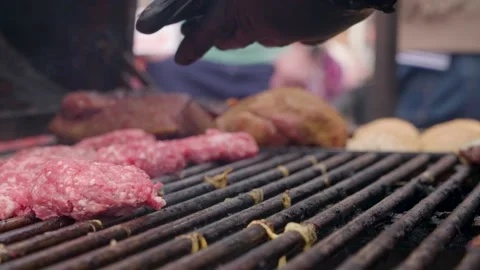 Full HD - Burger being made Stock Footage 239049393