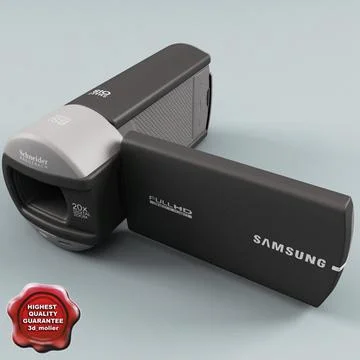 Full HD Camcorder Samsung Q10 3D Model