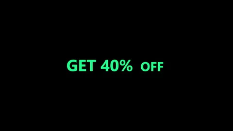 Full HD Discount Animation Text: Black Friday Sale Promotion Video Clip. Stock Footage 319905536