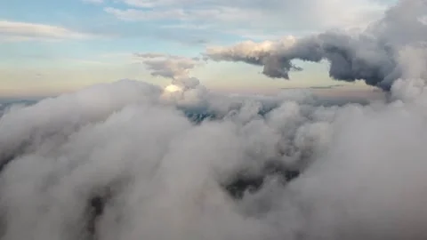 Full hd footage of clouds - into the clouds Stock Footage 166119881