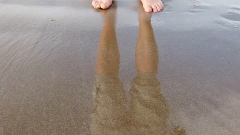Full HD Sand Diving 스톡 동영상 114067303