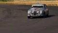Full HD shot of vintage car Jaguar MkII. Peking to Paris international rally HD Footage