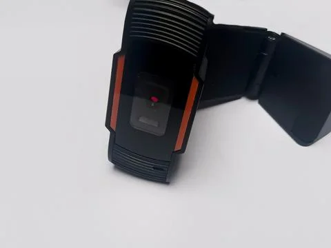 Full HD USB Webcam with Microphone for Video Calls and Streaming Stock Photos