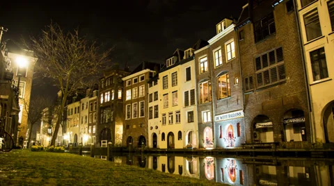 Full HD Utrecht Low Angle Stock Footage 37700267