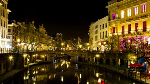 Full HD Utrecht Winkel van Sinkel Motion 2 Stock Footage 37701892
