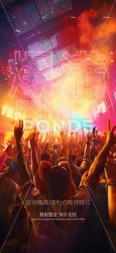 Full House Bar Poster Design Plantilla PSD