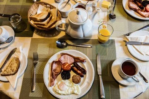Full irish breakfast Stock Photos