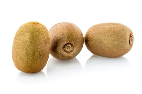 Full kiwi fruit isolated Stock Photos