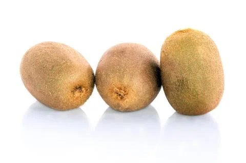 Full kiwi fruit isolated Stock Photos