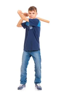 Full length portrait of boy Foto stock