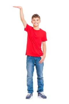 Full length portrait of boy Stock-Fotos