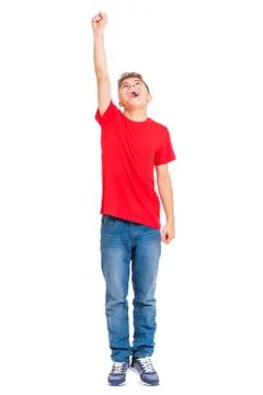 Full length portrait of boy Stock Photos