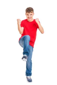 Full length portrait of boy Stock Photos