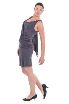 Full-length portrait of a dancer Stock Photos