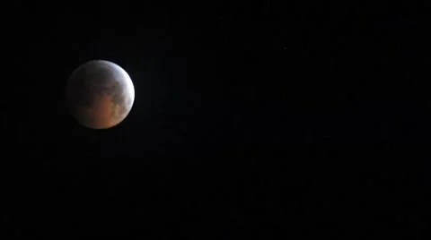 Full Lunar Eclipse Stock Footage 992195