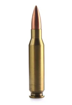 Full metal jacket bullet Stock Photos