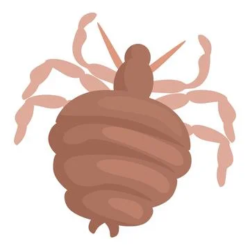 Full mite crawling and spreading diseases Stock Illustration