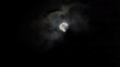 Full moon 2. Stock Footage 1644443
