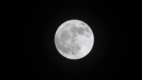 Full Moon In 2017 Stock Footage 80858490