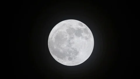 Full Moon In 2017 Stock Footage 80858624