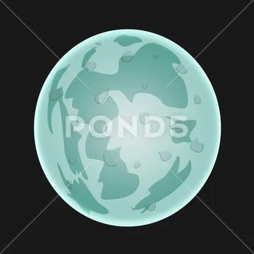 Full Moon 2D PSD Template