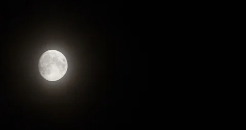 The full Moon 4K time lapse Stock Footage 115800492
