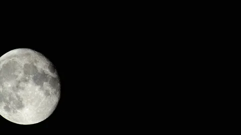 Full Moon Accelerated Stock Footage 156297886