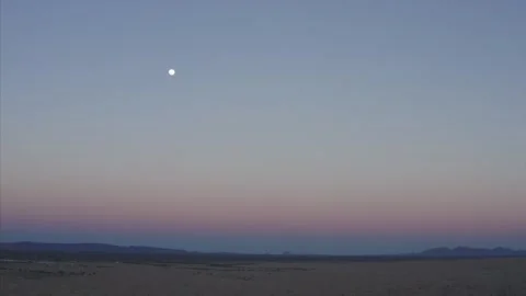 Full Moon Algodones Sand Dunes Wilderness Area California Drone Aerial View Stock Footage 150296548
