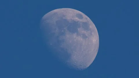 Full Moon And Blue Sky 스톡 동영상 332997716