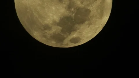 Full moon and Cloud 2X speed Stock-Footage 97136881