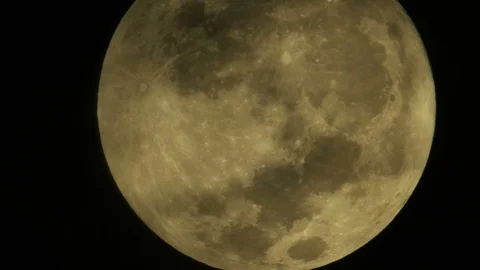 Full moon and Cloud end shot Stock-Footage 97136383