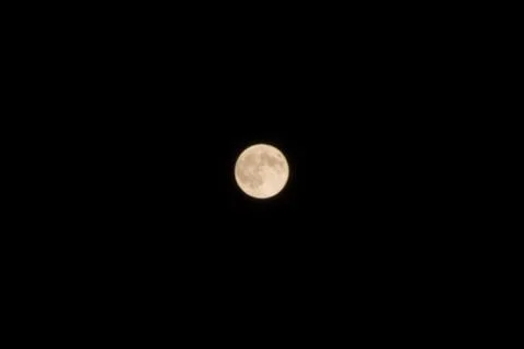 Full moon in August night Stock Photos