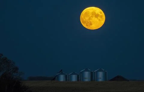 Full Moon Canada Stock Photos
