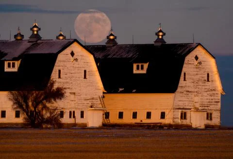 Full Moon Canada Stock Photos