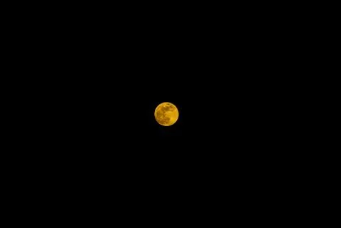 Full moon close to the earth Stock Photos