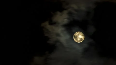 Full Moon Close up 스톡 동영상 143449560