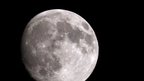 Full Moon Close-Up Video stock 320614068
