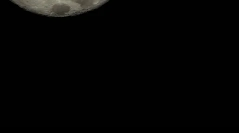 Full Moon close up timelapse Stock Footage 22255057