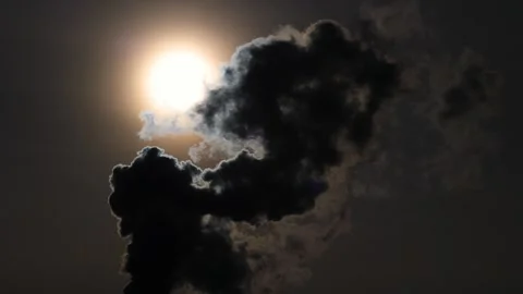 Full moon, cloud and night Video stock 272181212