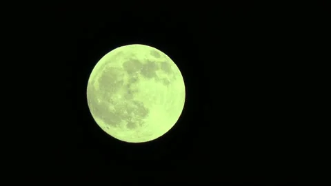 Full moon with clouds at night - real time - mysterious, creepy, fabulous Stock Footage 147110701