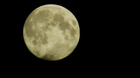 Full Moon with Clouds Passing v4 Vídeo Stock 26202263