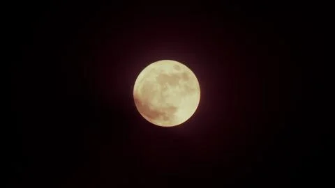Full moon dark cloud Stock Photos