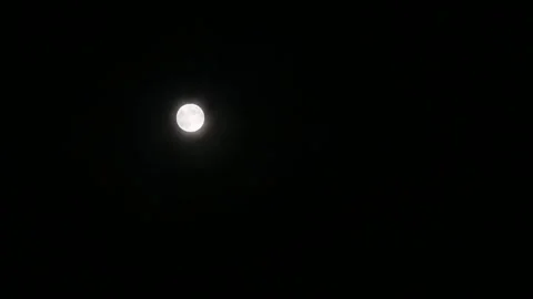 Full Moon dark night, Mid-Autumn Festival Stock Footage 139830124