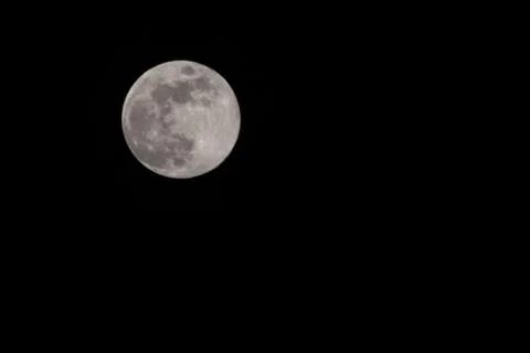 Full moon on the dark night Foto stock