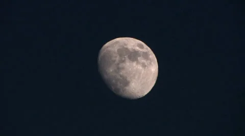Full Moon in a dark night sky 스톡 동영상 37586551